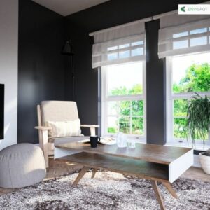 obývací pokoj přirozené světlo slunce