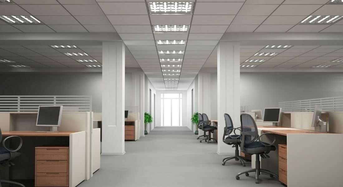 kancelář výpočet intenzity osvětlení a bezpečnost práce